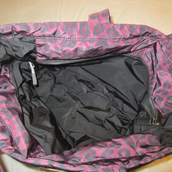 Marc Jacobs Purple Large Leopard Print Tote - Picture 4 of 7